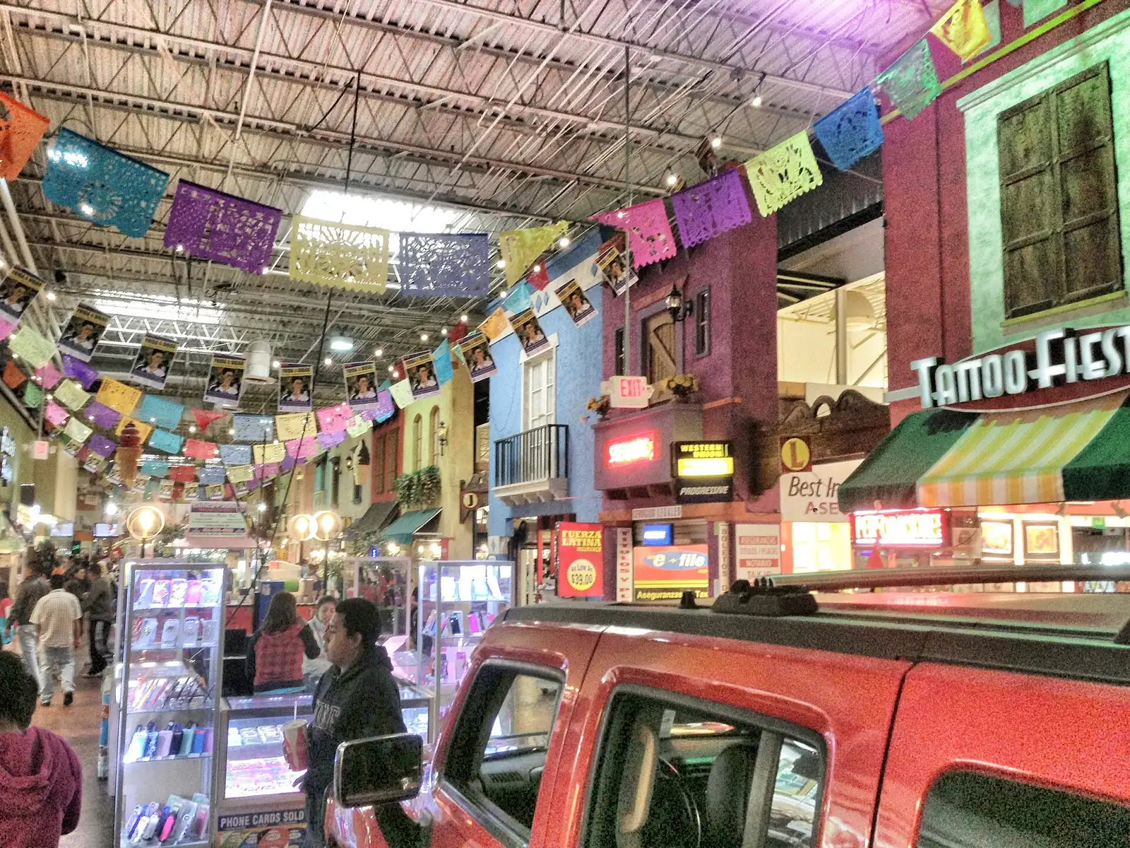Plaza Fiesta shopping center on Buford Highway