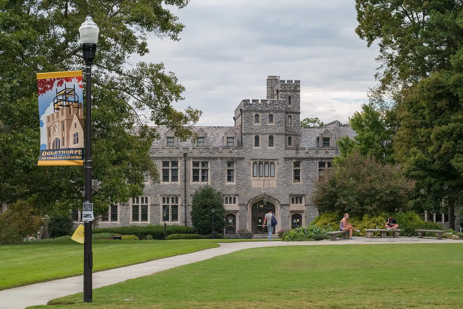 Lowry Hall at Oglethorpe University on Peachtree Road, home of the Oglethorpe University Museum of Art